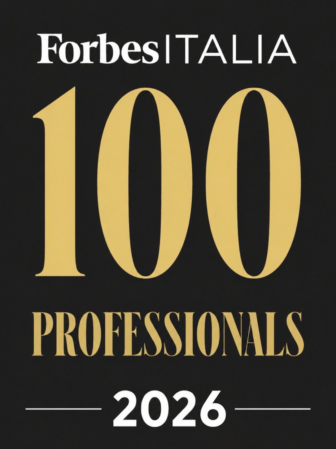Forbes Italia — 100 Top Professionals 2026