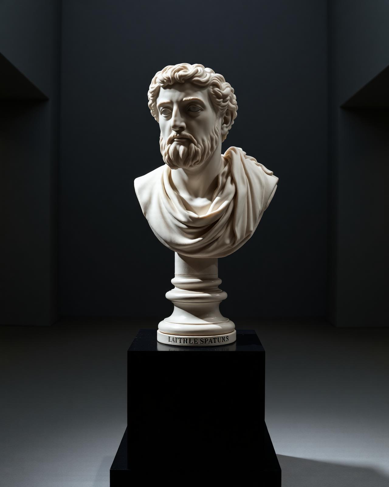 Busto romano in marmo